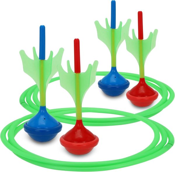 JOYIN Lawn Darts Game Set for Kids and Adults - Glow in The Dark Outdoor Lawn Games for Adults and Family, Soft Tip Darts Set for Kids Camping, Outside Yard - Image 8