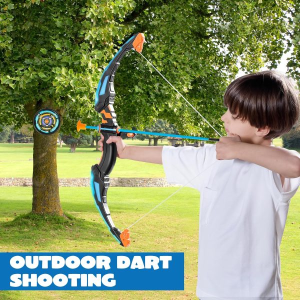JOYIN LED Bow and Arrow for Kids, Light Up Archery Toy Play Set with Suction Cups Arrows, Targets & Arrow Case, Indoor and Outdoor Hunting Play Gift Toys for Boys Girls 6-12 - Image 6