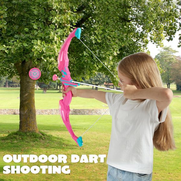 JOYIN LED Bow and Arrow for Kids, Light Up Archery Toy Play Set with Suction Cups Arrows, Targets & Arrow Case, Indoor and Outdoor Hunting Play Gift Toys for Boys Girls 6-12 - Image 13