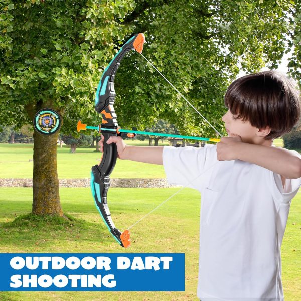 JOYIN LED Bow and Arrow for Kids, Light Up Archery Toy Play Set with Suction Cups Arrows, Targets & Arrow Case, Indoor and Outdoor Hunting Play Gift Toys for Boys Girls 6-12 - Image 21