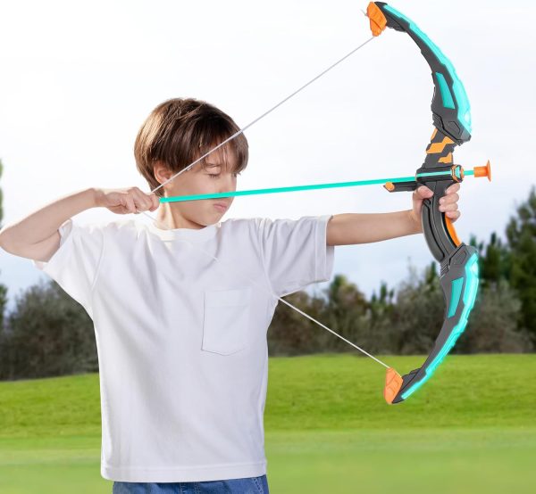 JOYIN LED Bow and Arrow for Kids, Light Up Archery Toy Play Set with Suction Cups Arrows, Targets & Arrow Case, Indoor and Outdoor Hunting Play Gift Toys for Boys Girls 6-12 - Image 24