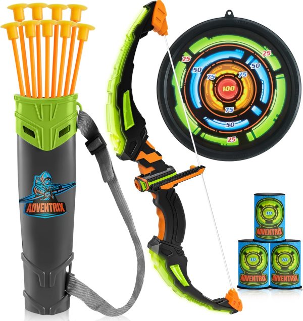 JOYIN LED Bow and Arrow for Kids, Light Up Archery Toy Play Set with Suction Cups Arrows, Targets & Arrow Case, Indoor and Outdoor Hunting Play Gift Toys for Boys Girls 6-12 - Image 25