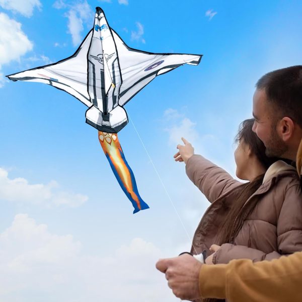 JOYIN Spaceship Kite Easy to Fly for Kids and Adults with 262.5 ft String, Large Beach Kite for Outdoor Games and Activities - Image 5