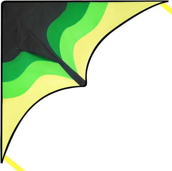 JOYIN Large Delta Kite Red, Green and Purple, Easy to Fly Huge for Kids and Adults with 262.5ft String, Large Delta Beach Kite for Outdoor Games and Activities - Image 8